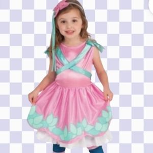Girls Little Charmer Posie Dress up Costume  pink green *